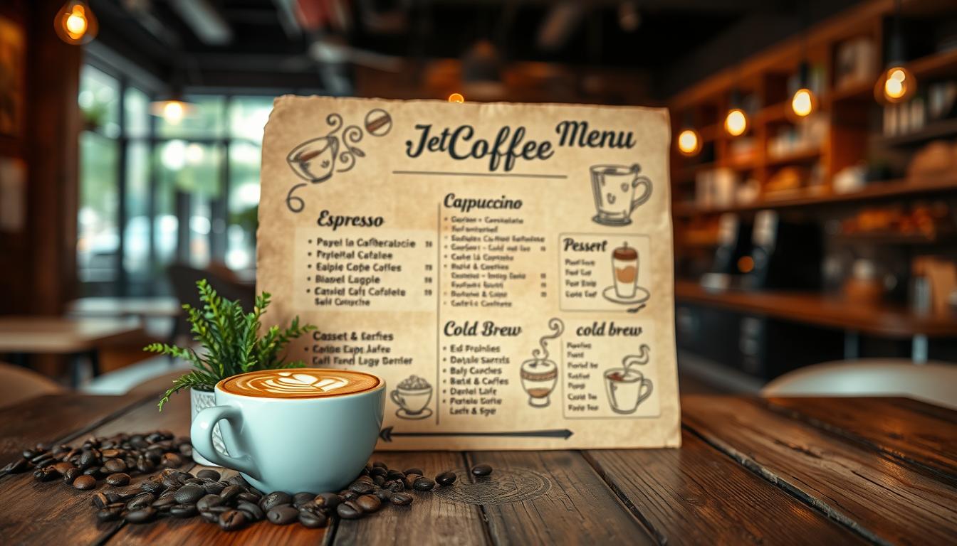 jet coffee menu