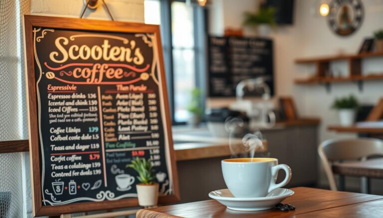 scooter's coffee menu with prices